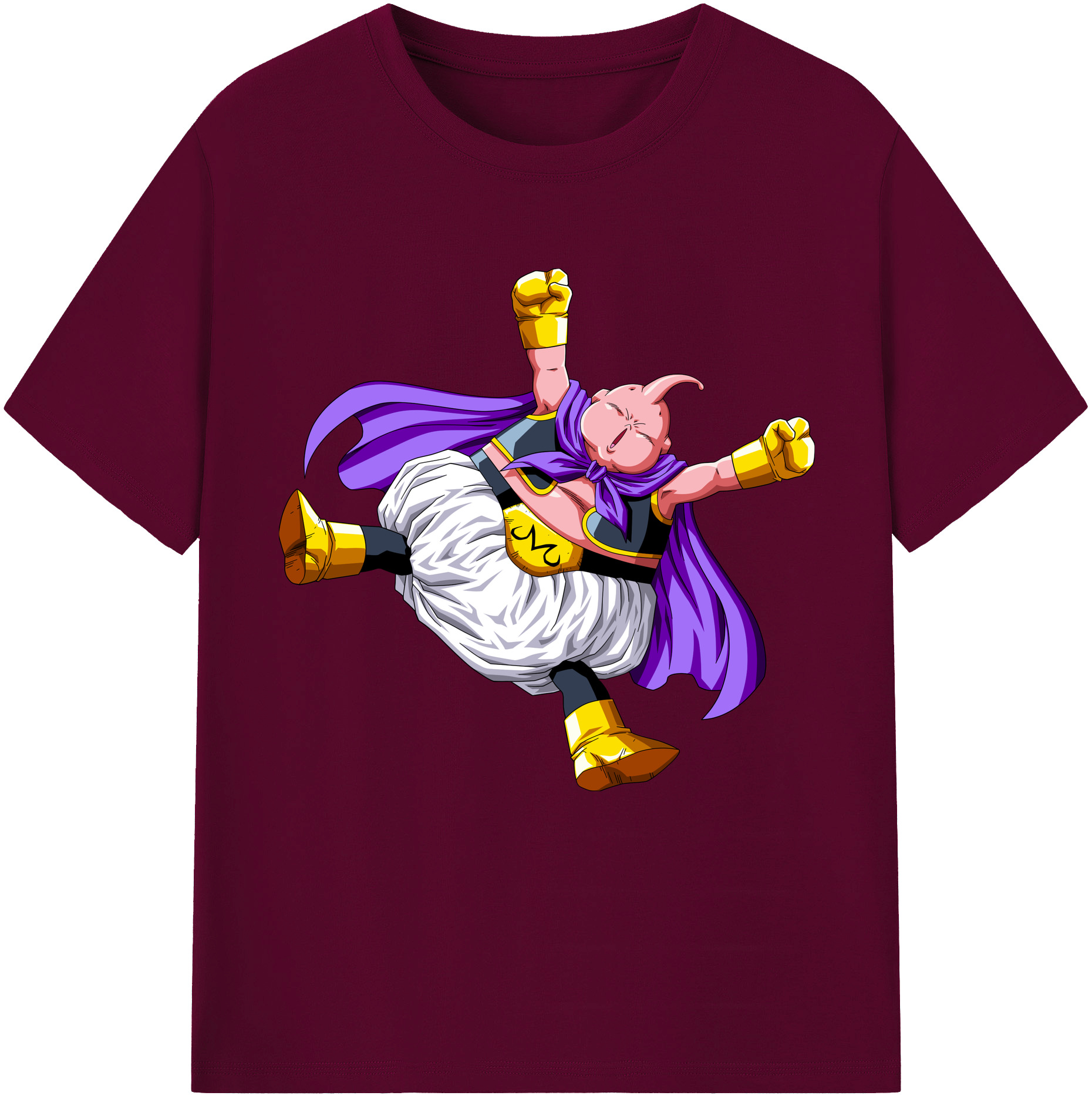 （画像用） ドラゴンボール 魔人ブウ DRAGON BALL Majin Buu レディースカジュアルプリントTシャツ（綿100％）